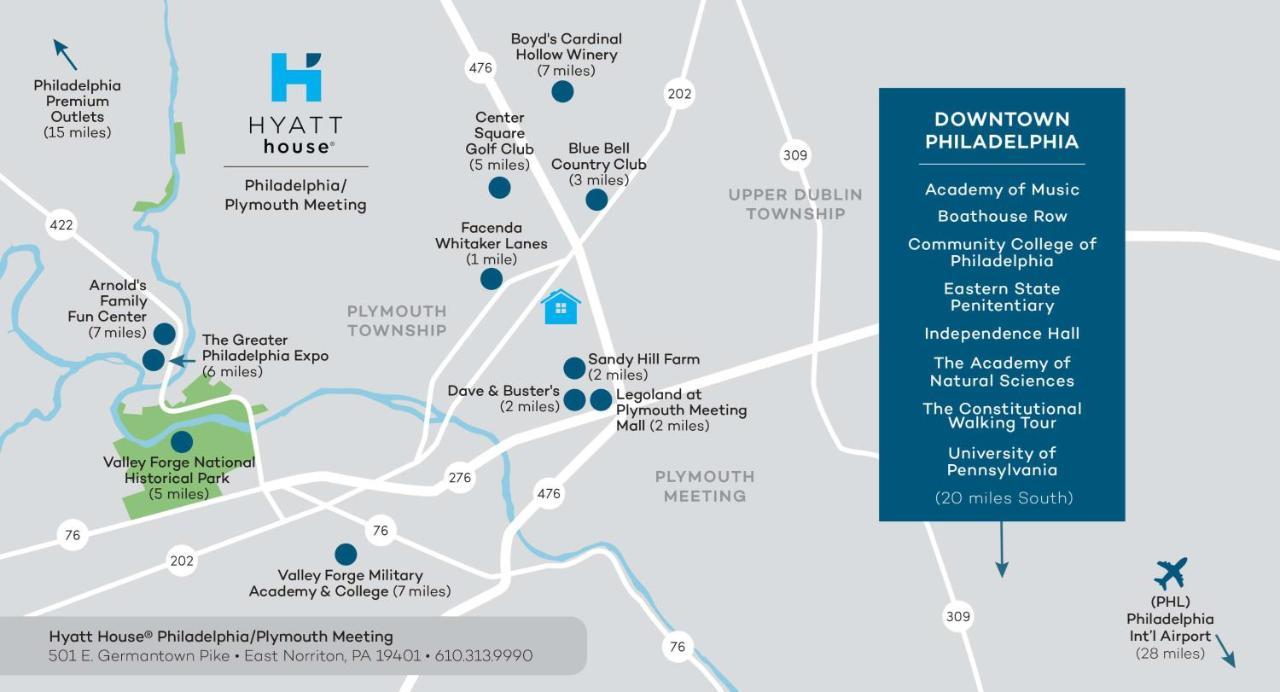 Hotel Hyatt House Philadelphia/Plymouth Meeting à East Norriton Extérieur photo